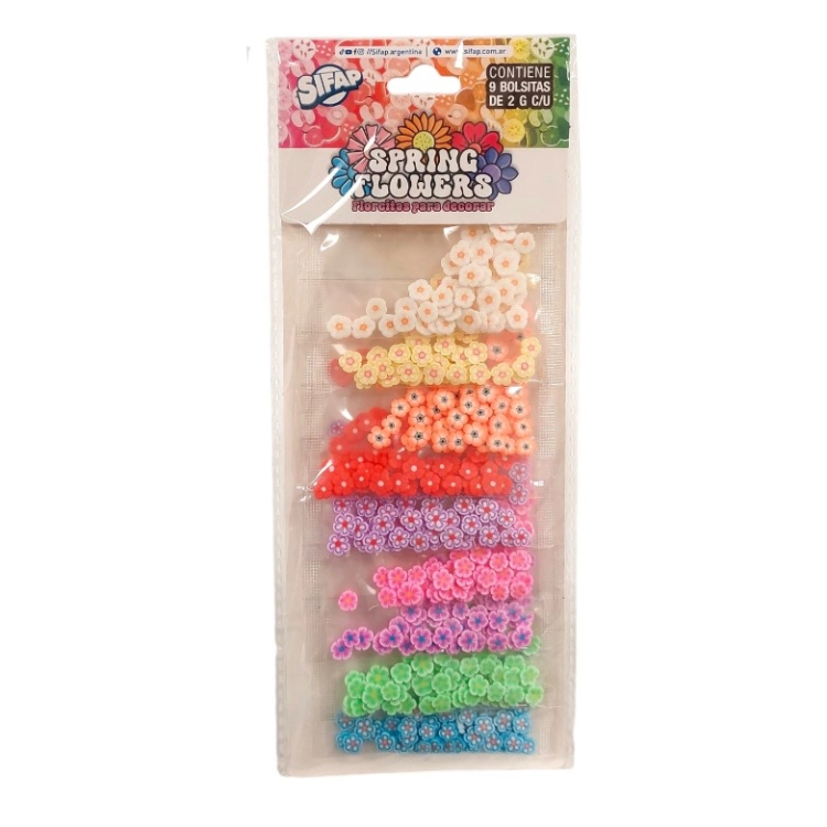 Set para Decorar Sifap Spring Flowers 9 Bolsitas Art.SPRING